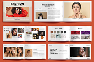 Fashion Lookbook Layout for Brands, a Brochure Template by MightyDesign