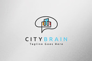 City Brain Logo Template, a Branding & Logo Template by C_Monica (Thumbnail 1 of 3)