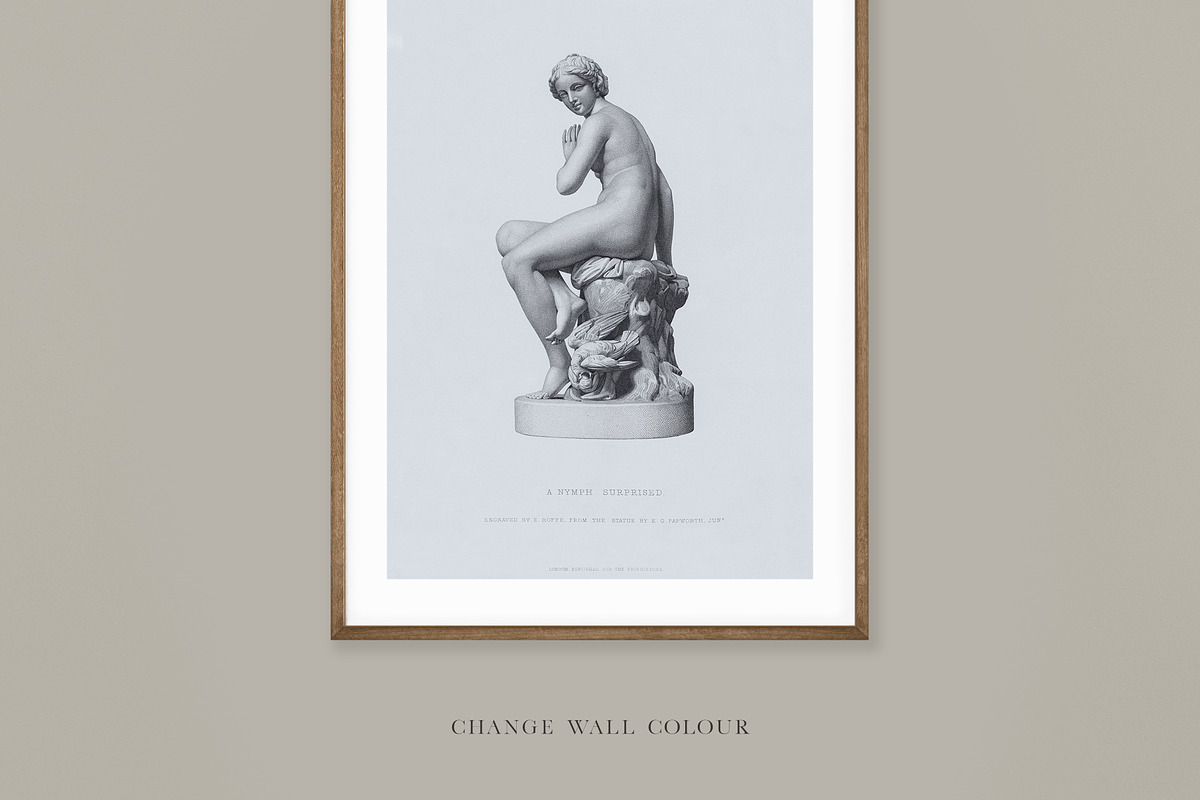Frame Mockup Editable & Customisable, a Print Template by The White Space Co. (Photo 6 of 8)