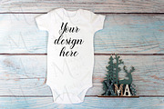 Christmas t-shirts, bodysuit mockups, a Print Template by MockupMarket (Thumbnail 18 of 27)