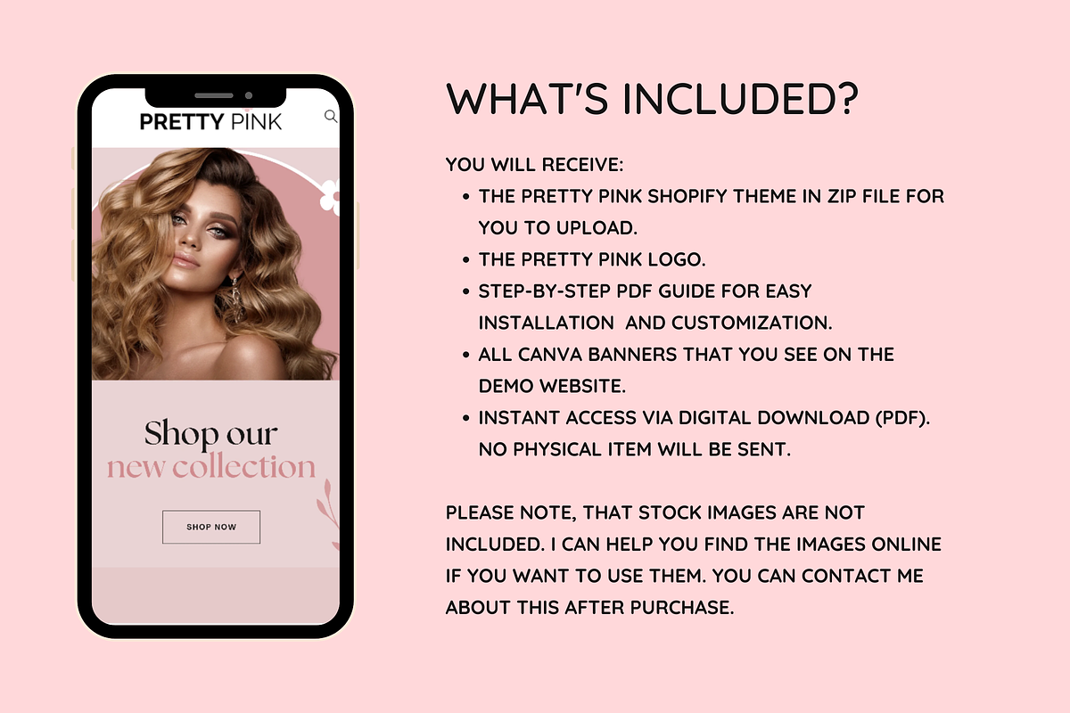 Nail Salon Shopify Theme, a Shopify Template by SunshineStudioBoutique (Photo 2 of 9)