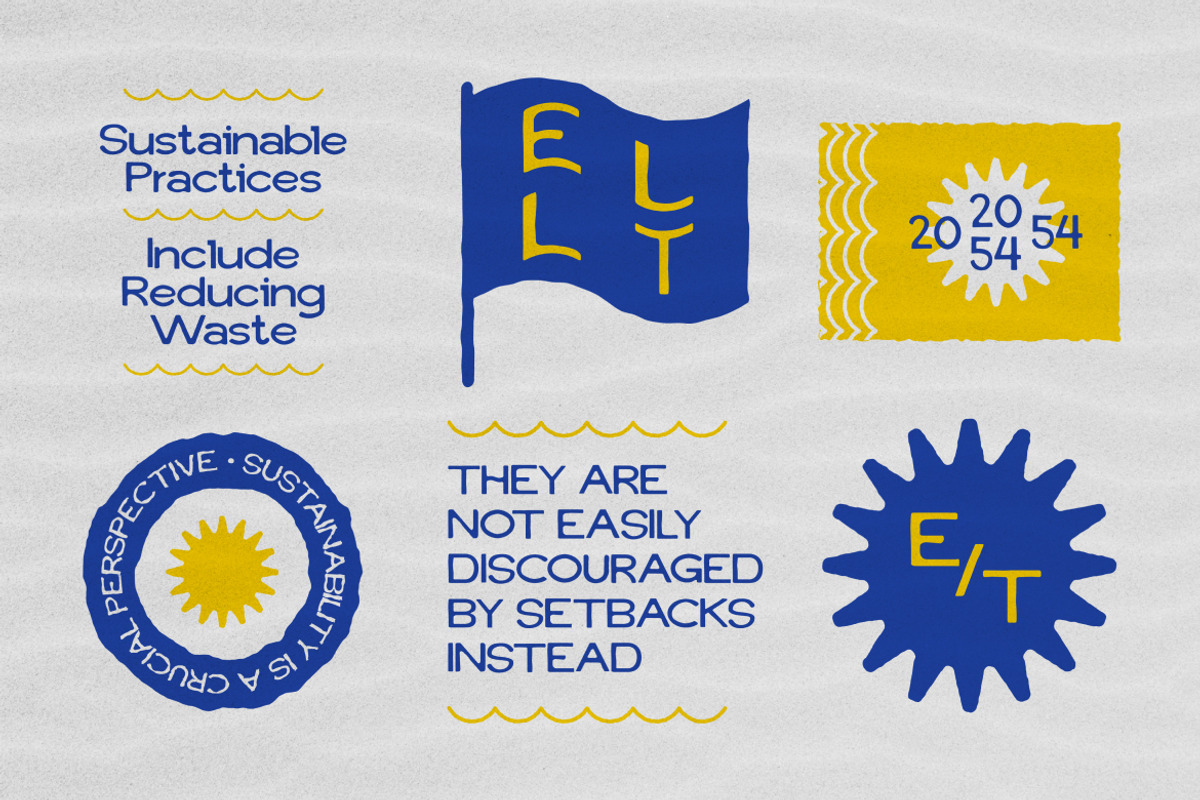 Elliote Rough Sans Serif Font, a Sans Serif Font by catalystco.studio (Photo 6 of 7)