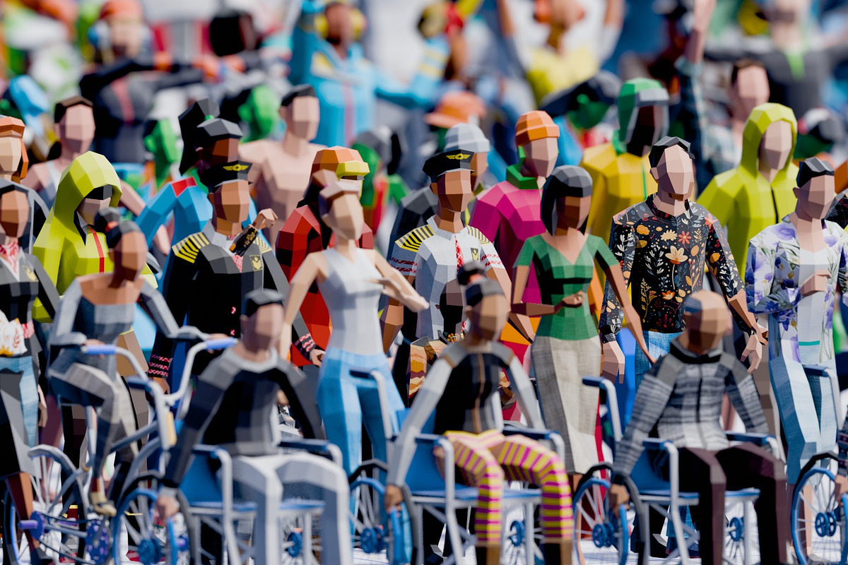 Low Poly Rigged Animated Compilation, a Characters & Person 3D Model by Studio Ochi (Photo 2 of 10)