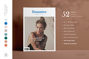 Saunter • Lifestyle Magazine, a Magazine Template by PageBeat (Thumbnail 2 of 12)