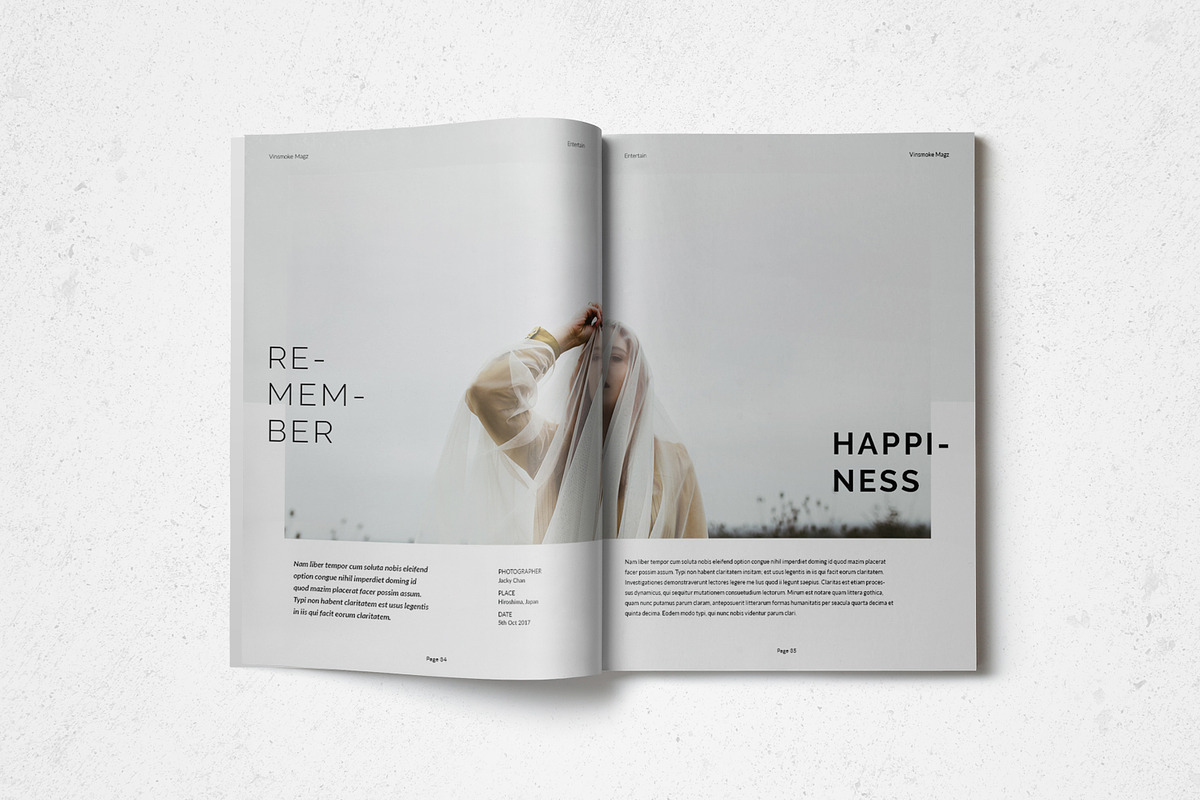 Vinsmoke Magazine (2017 Edition), a Magazine Template by Bokuto (Photo 6 of 9)