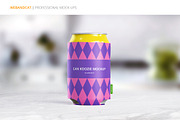 Can Koozie Mock-up, a Product Mockup by WebAndCat (Thumbnail 3 of 7)
