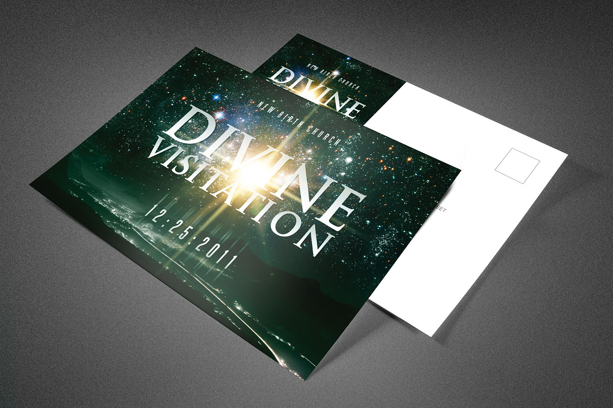 Divine Visitation Church Postcard, a Card Template by loswl (Photo 3 of 4)