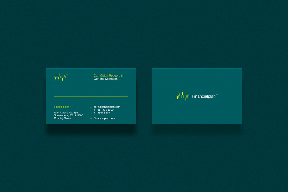 Business cards template: Finanacialp, a Business Card Template by Srg® (Photo 1 of 4)