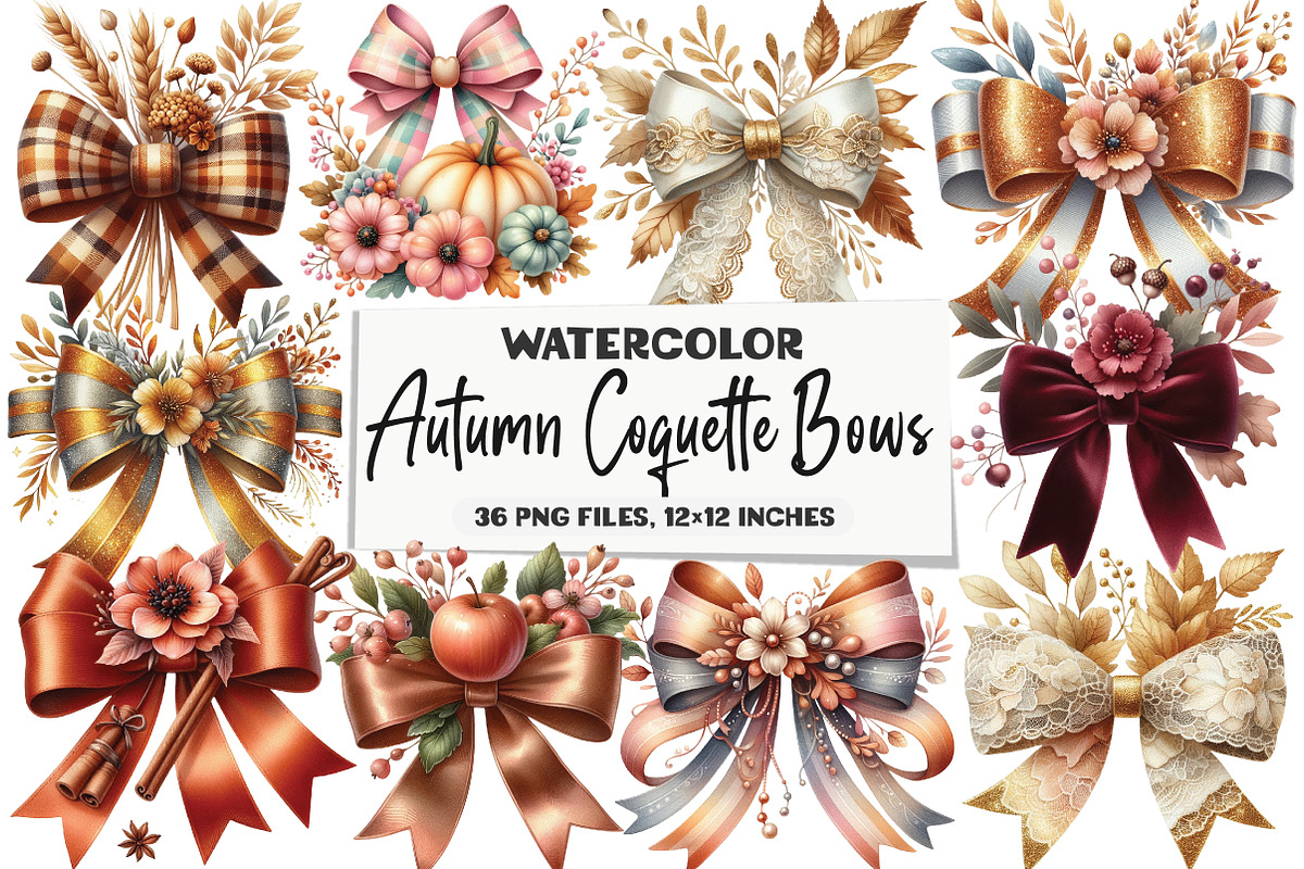 Autumn Collection Clipart, an Illustration by DreamArtGraphic (Photo 1 of 5)