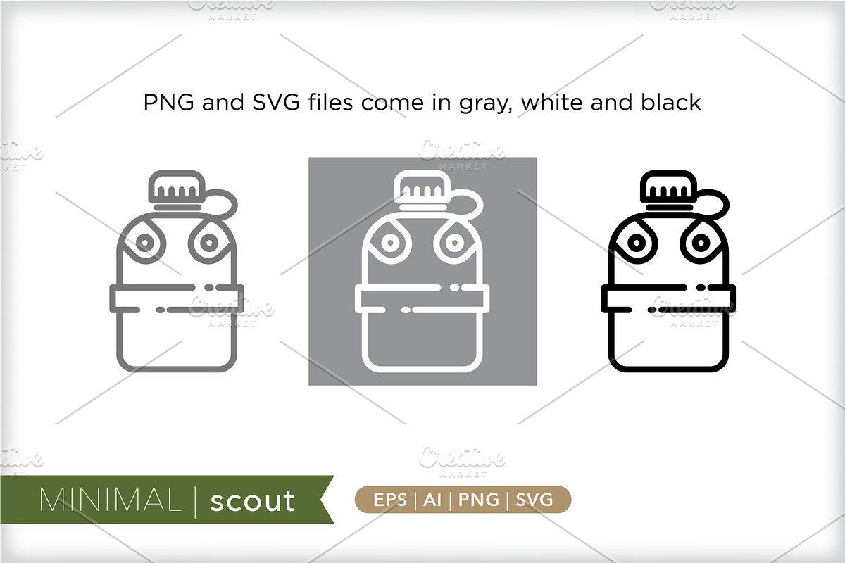 Minimal scout icons, an Outline Icon by Picture Window (Photo 2 of 5)