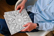250 Mandala Coloring Pages, a Decorative Illustration by Design Station (Thumbnail 3 of 7)