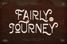 Fairly Journey Display Vintage Font
