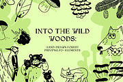 Ink Forest: Botanicals & Characters, an Animal Illustration by Schumacher Shop (Thumbnail 1 of 19)