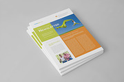 Healthcare Newsletter Template, a Brochure Template by Carlos Fernando (Thumbnail 2 of 7)
