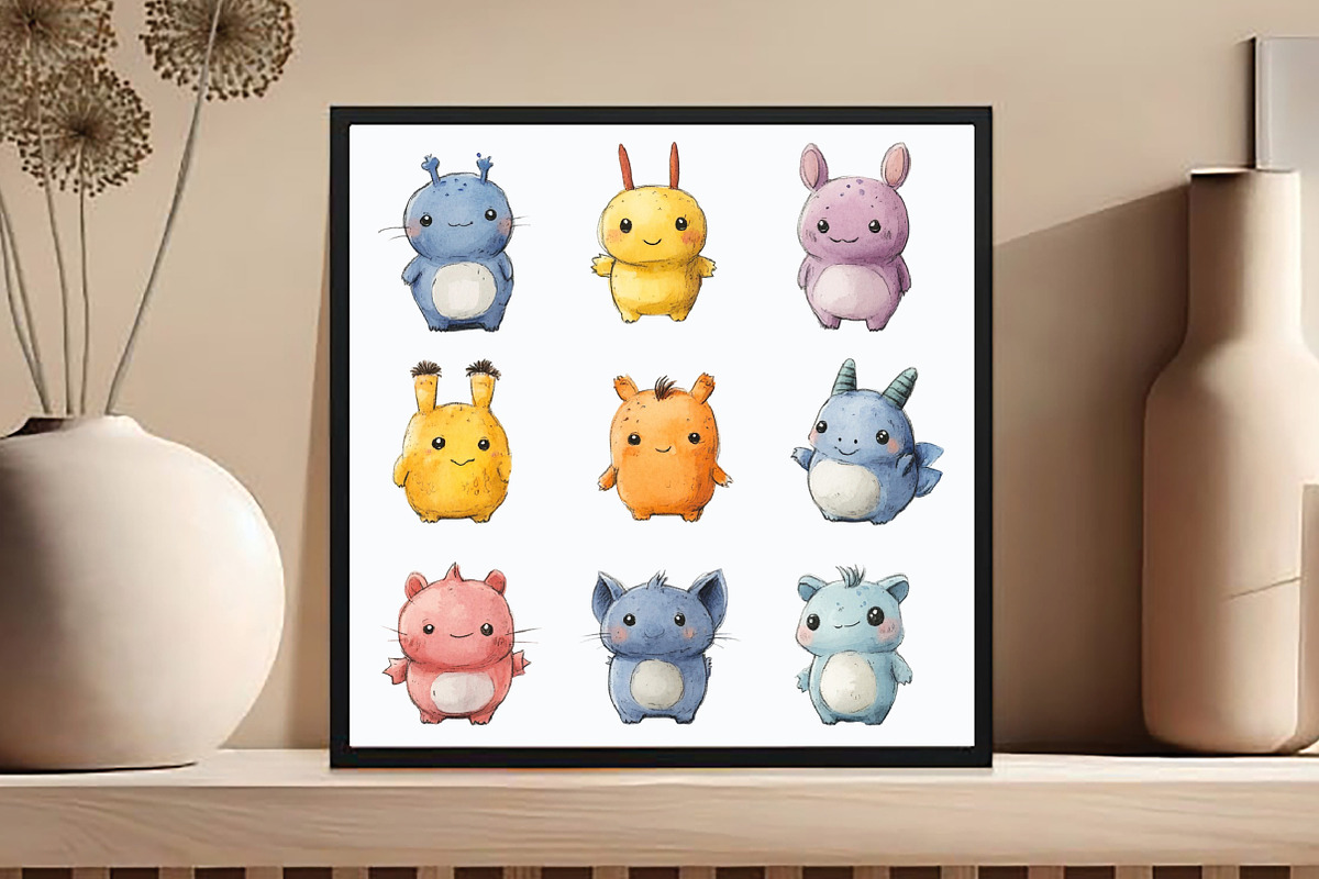 Kawaii Animal Pack PNG, an Animal Illustration by DreamCafeArt (Photo 5 of 6)