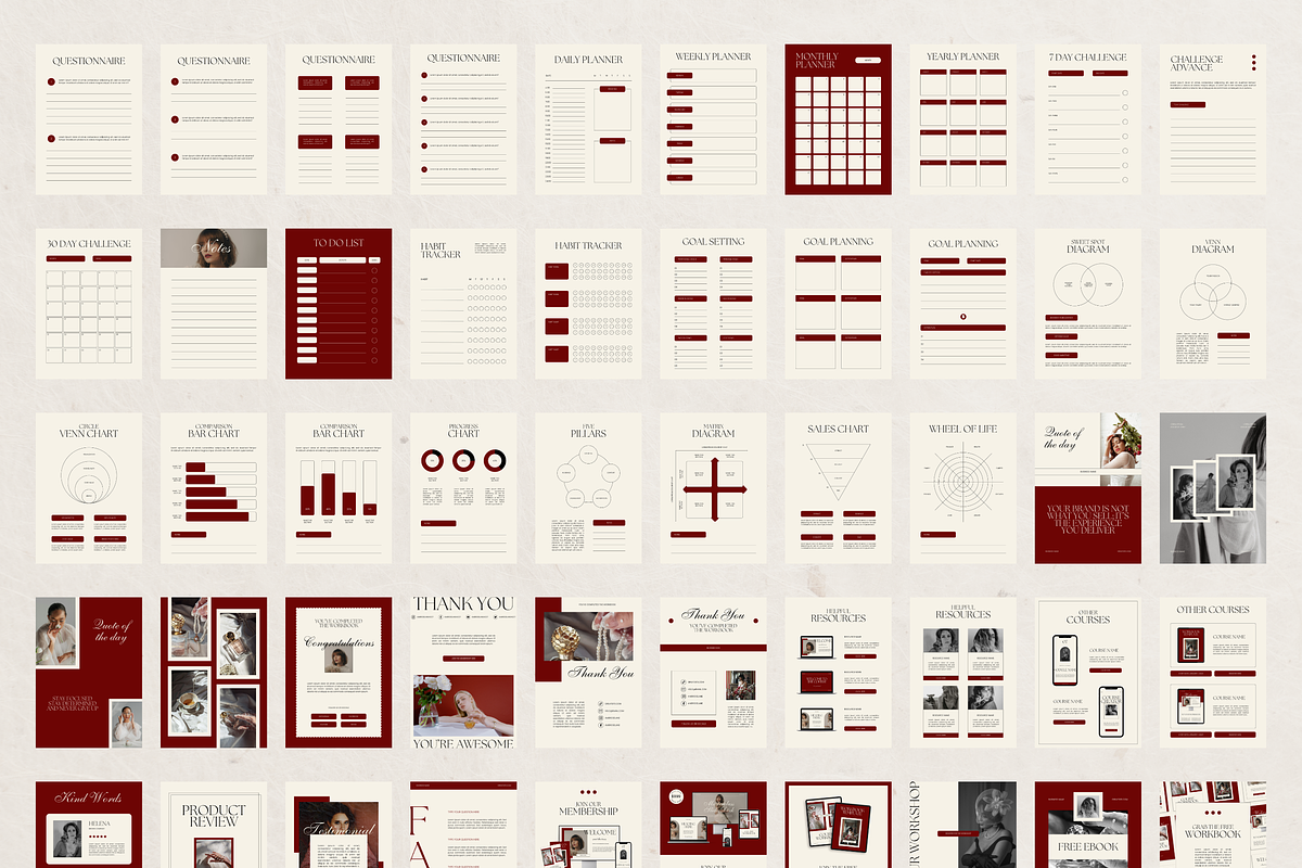 Canva Workbook Template for Coaches, a Magazine Template by Branding Babe Co. (Photo 8 of 10)