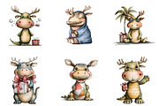 Watercolor Crocodile Clipart, an Illustration by DreamArtGraphic (Thumbnail 5 of 5)