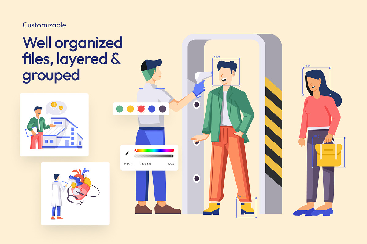 Thematic Illustrations, a Person Illustration by Vectors Market (Photo 3 of 24)