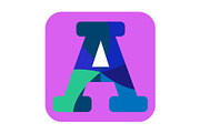 Letter A logo design template, a Branding & Logo Template by Sumberpangan (Thumbnail 3 of 3)