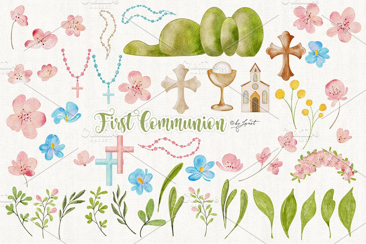 First Communion - Children, an Illustration by helloPAPER (Photo 4 of 4)