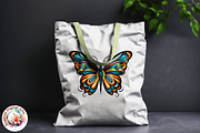 Watercolor Butterfly Logo Art, an Object Graphic by Negarin Digital Art (Thumbnail 10 of 11)