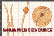 Ropes and Knots Watercolor Bundle, a Decorative Illustration by Violet LeBeaux (Thumbnail 3 of 3)