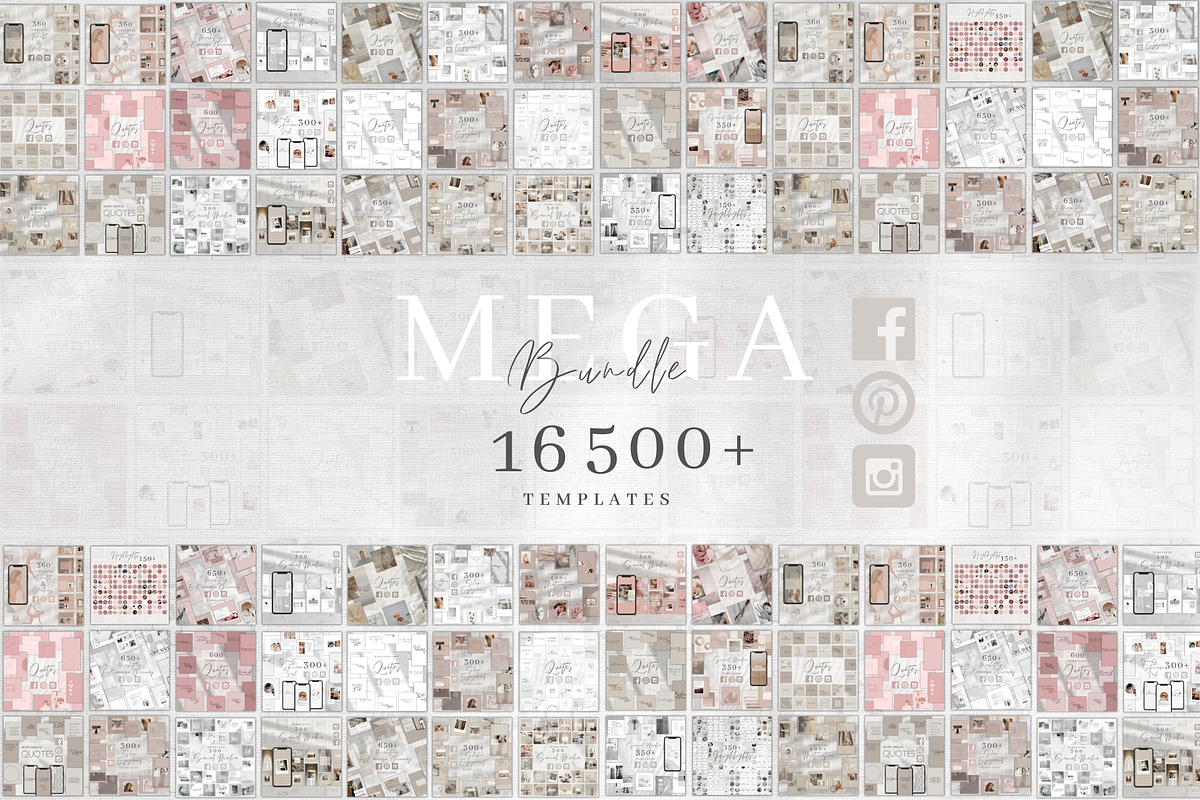 Canva Social Media Template Bundle, a Social Media Template by BRANDcontent (Photo 1 of 10)
