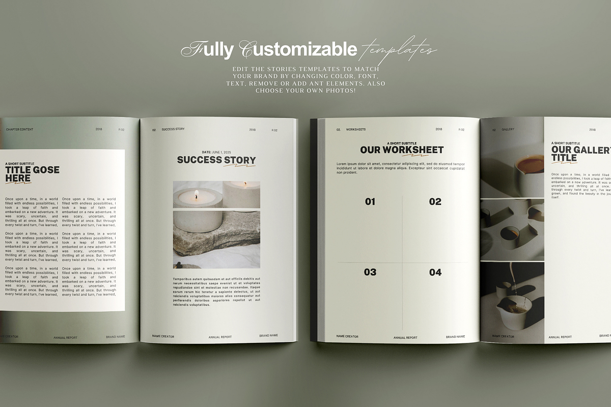 Workbook and E-Book Canva Templates, a Magazine Template by Prapti Design (Photo 7 of 10)