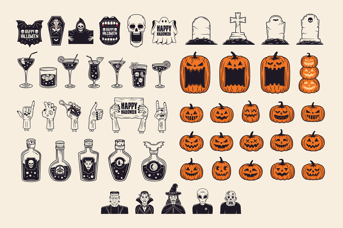 Halloween Scene Creator, a Background Graphic by DenysHolovatiuk (Photo 4 of 4)
