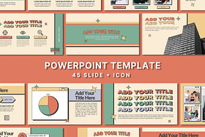 Retro 90's Powerpoint Template 2023