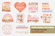 Mother's Day SVG PNG Design Bundle, an Illustration by Actual Pixel (Thumbnail 1 of 12)