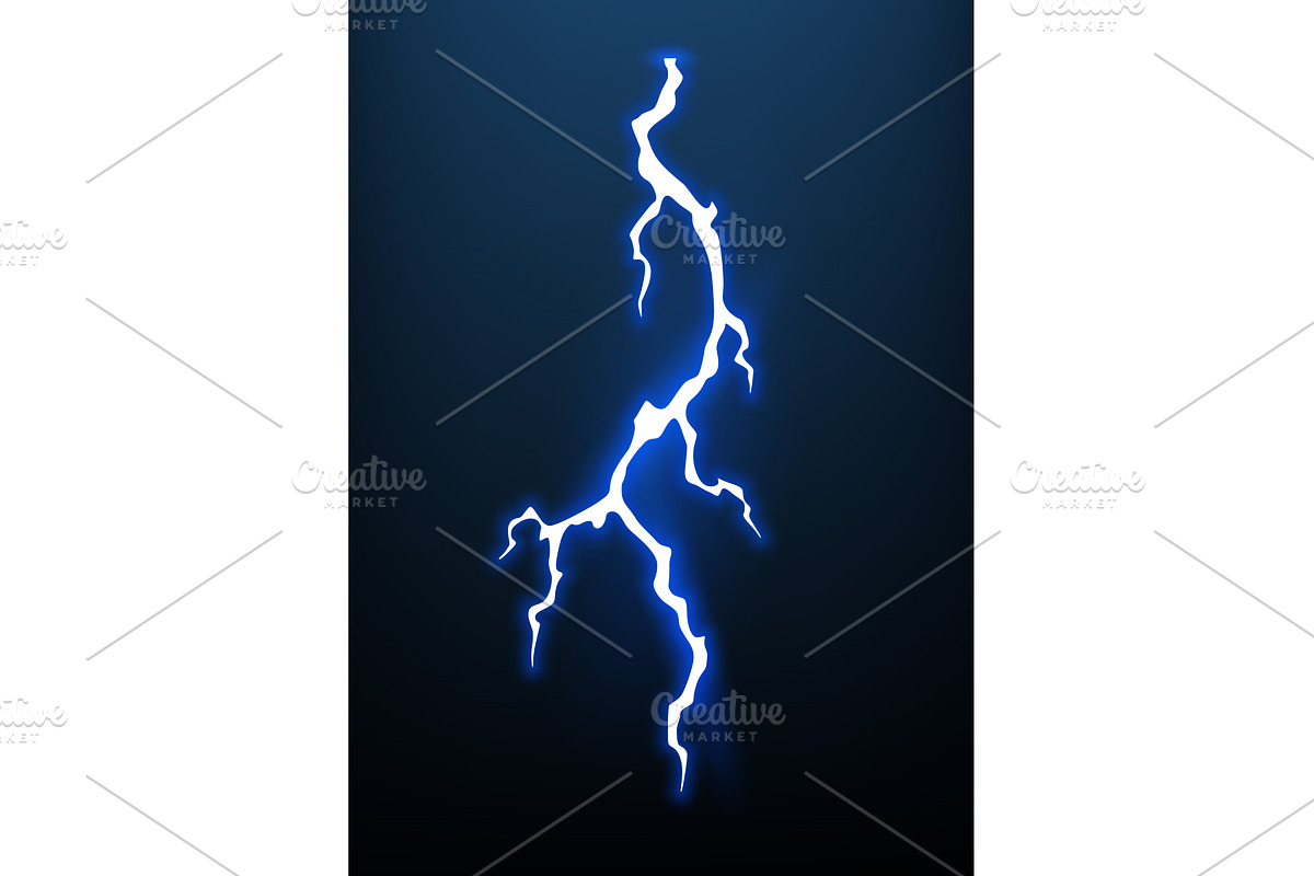 Lightning animation with, an Object Illustration by Things for designers