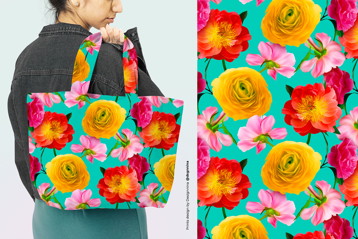 FIONICA — Luxury Seamless Pattern, a Pattern Graphic by Designnina Shop (Photo 3 of 11)