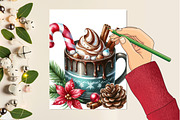 Cozy Christmas PNG, an Illustration by Designking (Thumbnail 2 of 4)
