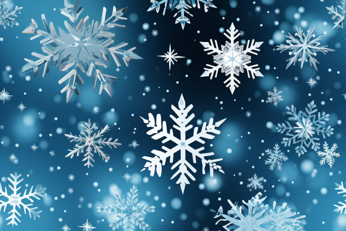 Christmas Snowflakes Seamless Paper, a Background Graphic by Agnesagraphic (ID 95) (Photo 8 of 8)
