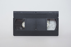 VHS tape cassette, a Photo by WorldOfPhotos