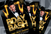 Birthday Bash Flyer, a Flyer Template by AyumaDesign (Thumbnail 2 of 2)