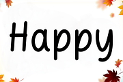 Autumn Holiday, a Script Font by FreshTypeINK (Thumbnail 3 of 7)