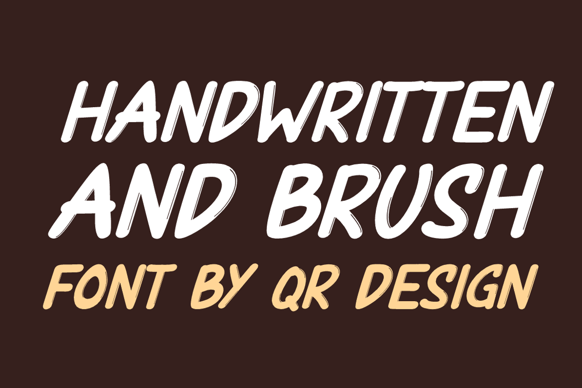 Gundule, a Handwritten Font by QR Design Studio (Photo 5 of 8)