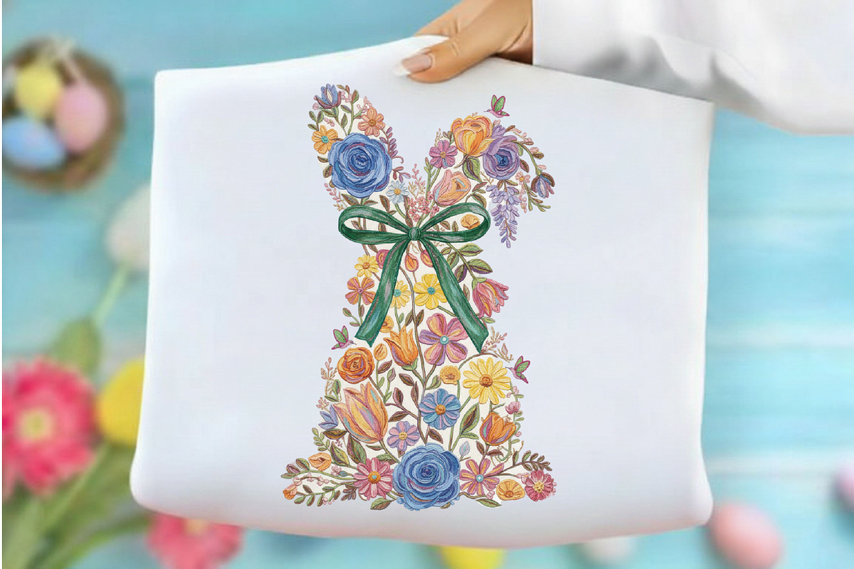 Brushstroke Easter Bunny Png Easter, an Illustration by Designking (Photo 1 of 6)