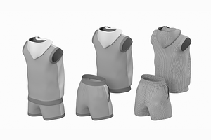 Woman Sportswear 09 High Poly