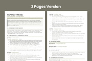 ATS Resume Template | Minimal CV, a Resume Template by Anjum Ilyas (Thumbnail 4 of 7)