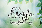 Gloryta, a Script Font by Digital Typeface Studio (Thumbnail 1 of 7)