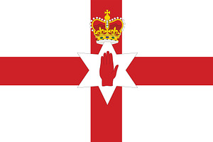 Vector of Northern Ireland flag.