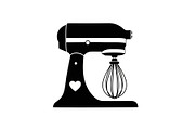 Kitchen Stand Mixer Silhouette Bundl, an Illustration by Gaye Art (Thumbnail 16 of 31)