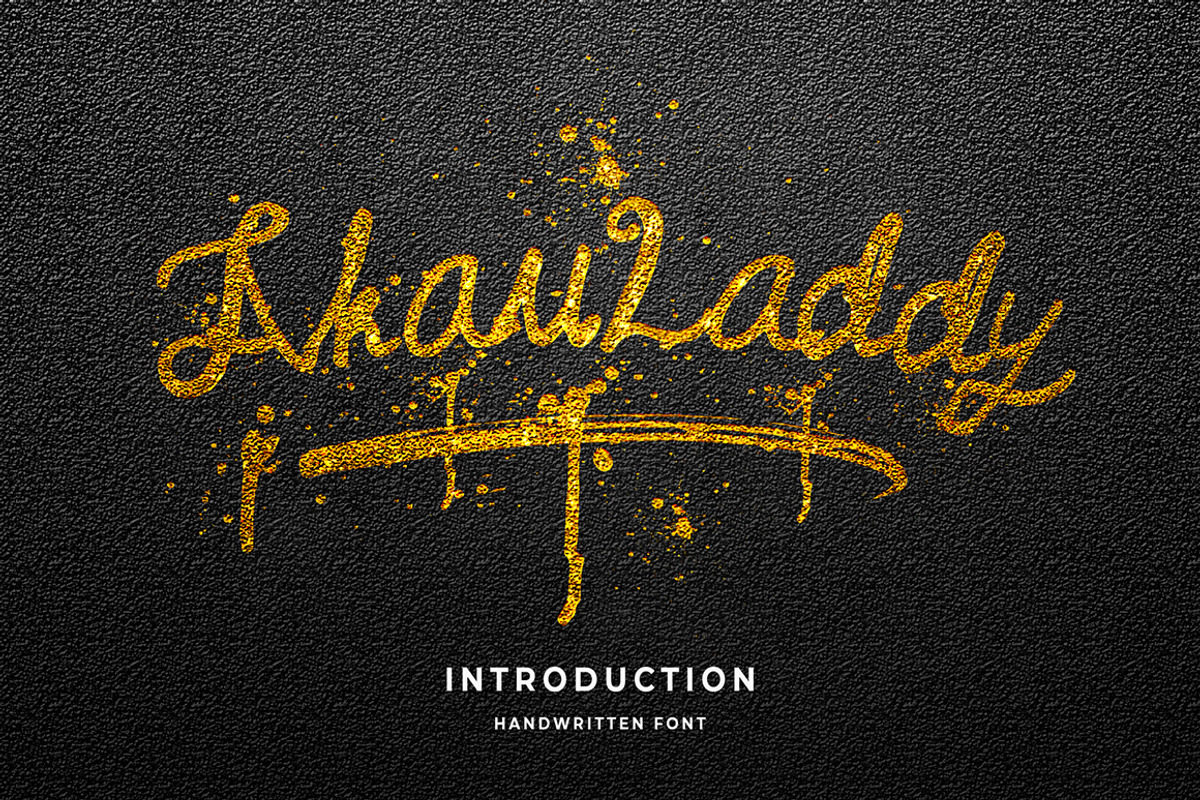 Akau Laddy - Elegant Handwritten, a Script Font by Naistudio (Photo 1 of 7)