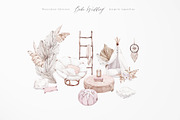 Boho Wedding Illustrations, an Illustration by Aquarellina (Thumbnail 7 of 28)