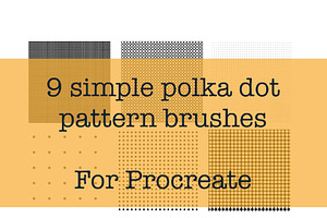9 basic polka dot patterns