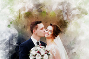 Couples Portrait From Photo, an Action Add-On by Photoshop Action (Thumbnail 10 of 12)