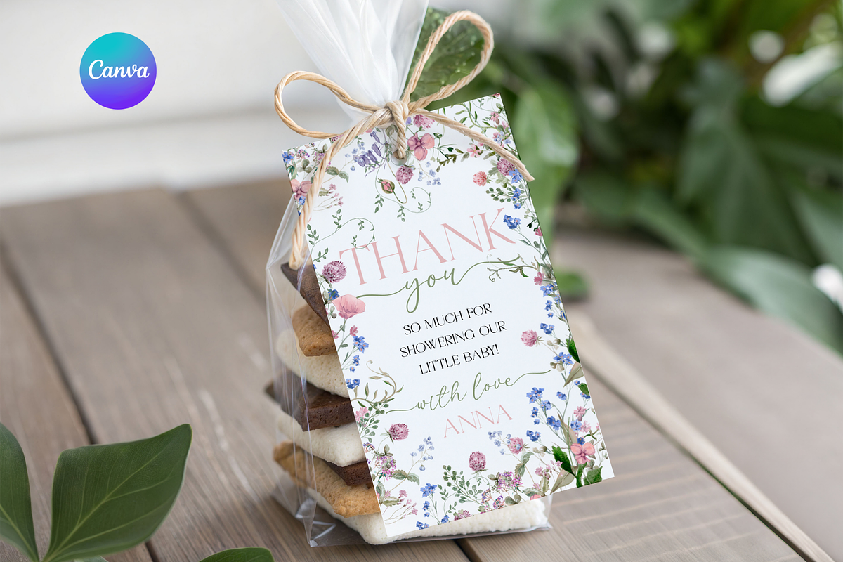 Butterfly Garden Thank You Tag, an Invitation Template by Digital_Mind (Photo 1 of 3)